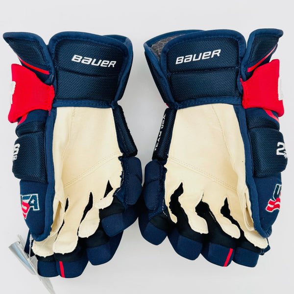 New Team USA Bauer Supreme 2S Pro Hockey Gloves-USA Hockey Logo-15 ...