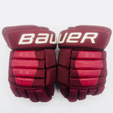 New Arizona Coyotes Desert Nights Bauer Pro Series Hockey Gloves-13"-Zero Cuff-Single Layer Palms